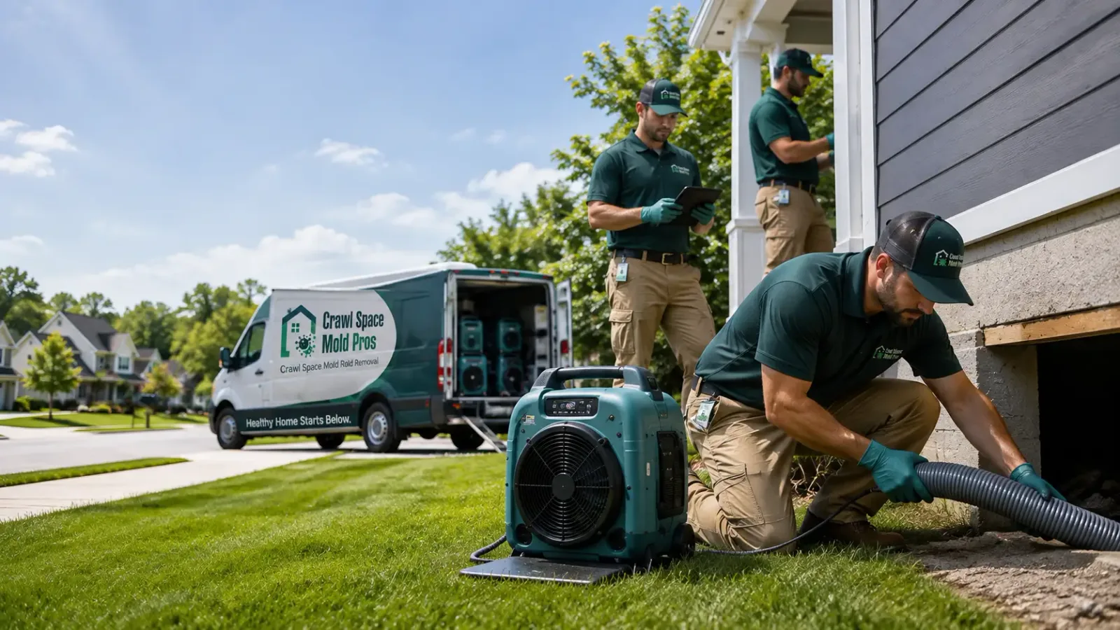 Crawl Space Mold Removal in Highland Park, MI